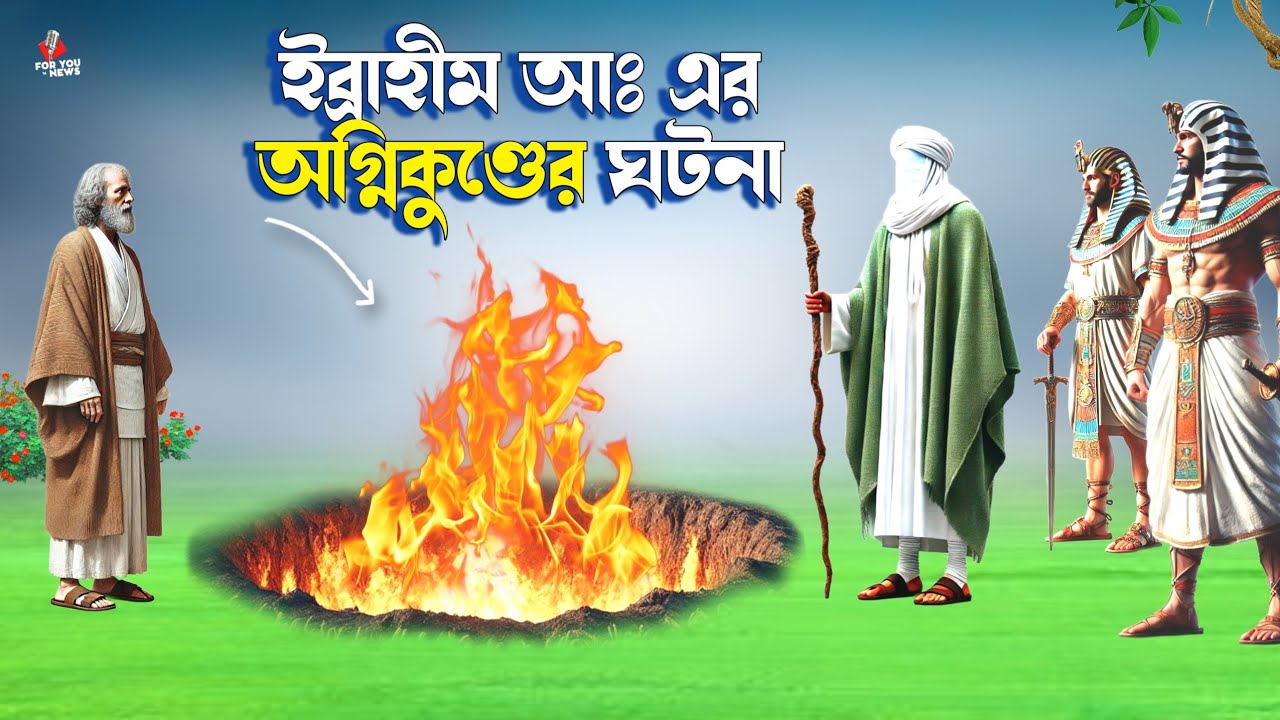হযরত ইব্রাহিম আঃ কে আগুনে নিক্ষেপের করুন কাহিনী | Story of Prophet Ibrahim (AS)