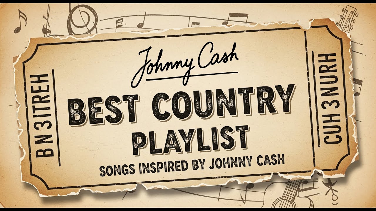 Johnny Cash Inspired Country Blues 🎸 Classic Folk & Rockabilly Mix