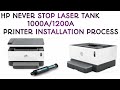 HP Never stop Printer Software Installation full Process