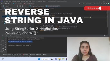 Reverse a string in Java | Java tutorials | Java program for beginners#javatutorial #programmer