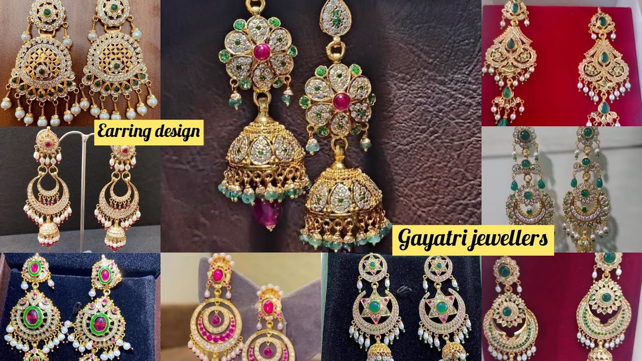 296 - Rajasthani Earrings Video 2022, 2 Tole ki Kanjodi Design, Rajputi  fancy Earrings, Gold Price - YouTube