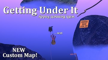 Getting Under It - The UPSIDE DOWN Map for Getting Over It