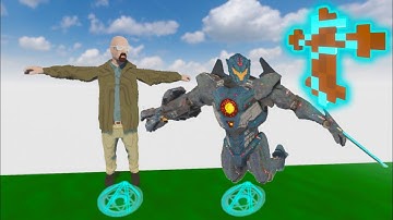 Experiments With CRUCIFIX #4 | CRUCIFIX Vs MECHAGODZILLA | Crucifix Crazy Weapon Mod | Teardown