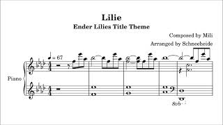 Video thumbnail of "【Ender Lilies】Lily (Title Theme) Piano Arrangement"