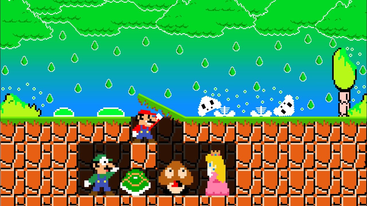 Mario Created Bunker to Survive ACID RAIN in Super Mario Bros.