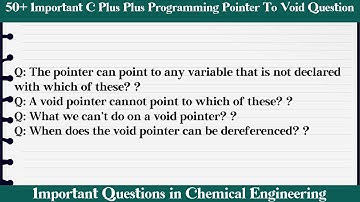 MCQ Questions C Plus Plus Programming Pointer To Void with Answers