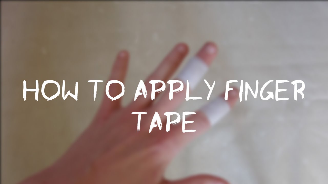 Goalkeeper Finger Taping Tutorial YouTube