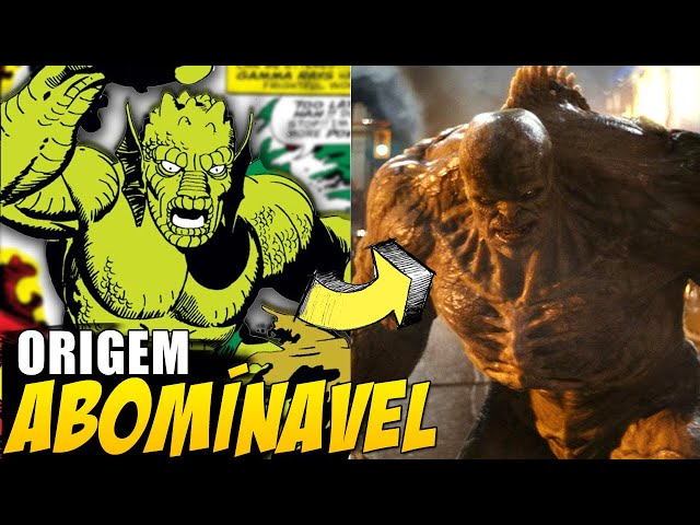 ORIGEM DO SUPER-VILÃO: ABOMINÁVEL 