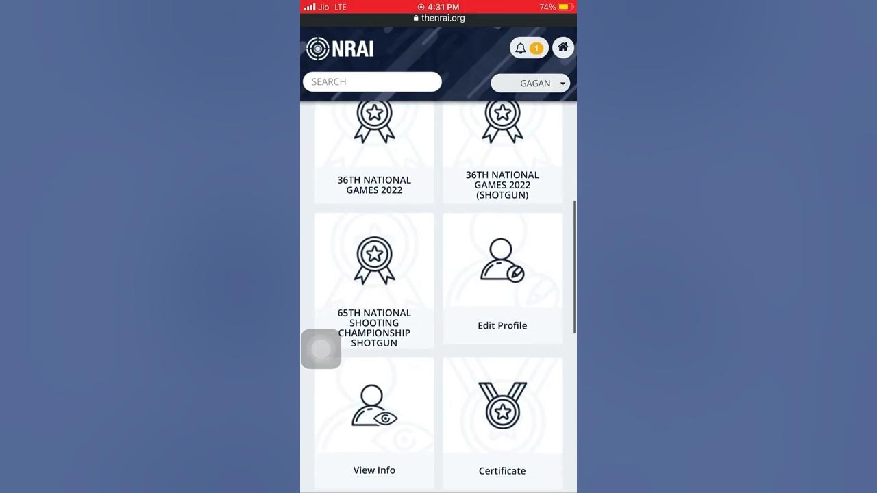 How to login NRAI Shooter ID in mobile YouTube