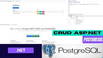 ASP.NET Core MVC - CRUD FÁCIL com PostgreSQL [FUNCIONAMENTO]