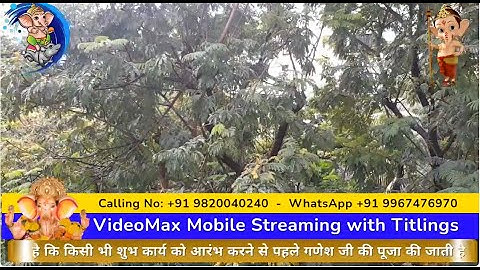 Live Stream with Your Mobile with 3D Scrolling Text and Logos, Multiple Languages