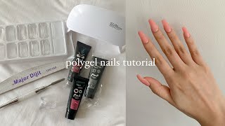 trying the polygel nail kit from shopee (below php500)