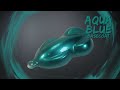 Custom Creative Aqua Blue Basecoat Spray Process & Final Result KBS-AB