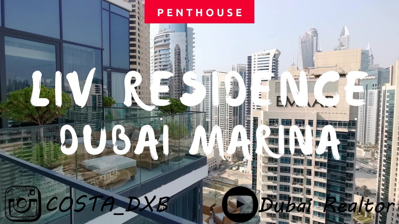 Video Tour of Luxury Penthouse in LIV Residence Dubai Marina