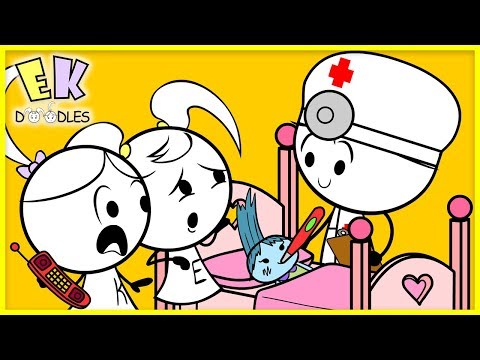 Miss Polly Had A Dolly Song Nursery Rhyme for Kids with EK Doodles
