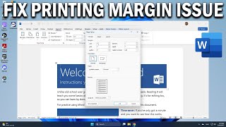 How To Fix Your Margins Are Pretty Small - Printing Issue - Easy Fix