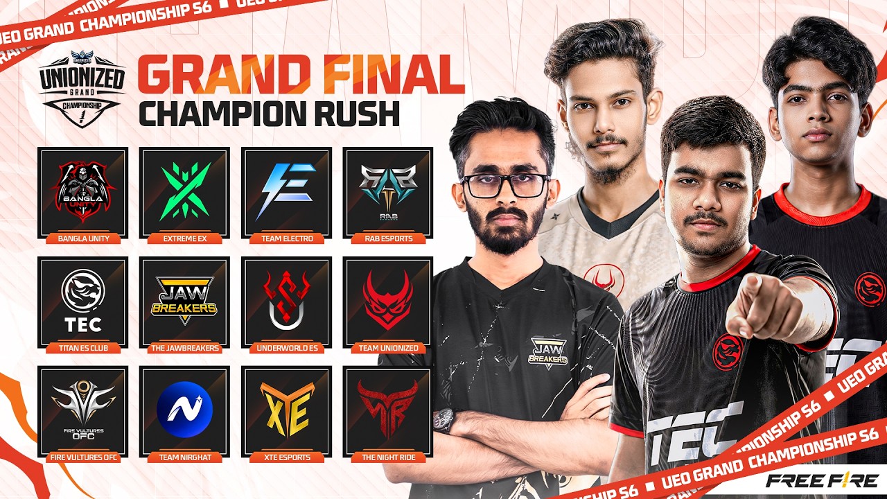 [🔴LIVE] চ্যাম্পিয়ন রাশ - গ্রান্ড ফাইনাল | UEO GRAND CHAMPIONSHIP S6 @KUTTUSH-u5r @Flickerz7
