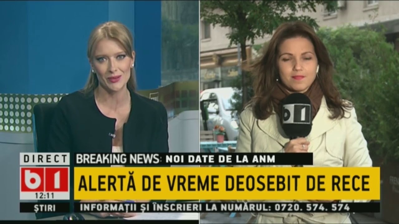 STIRI B1 ORA 12.00, 6 OCT 2019 CU ALEXANDRA TUDOR newspaper mockup