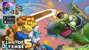King of Defense 5: TD Games Gameplay (Android,IOS)