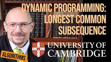 Algorithms: longest common subsequence (dynamic programming example)