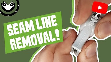 EASY TUTORIAL | HOW TO REMOVE SEAM LINES | GUNPLA! | Beginner