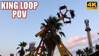 King Loop POV (4K 60FPS), ViaSea Technical Park Loop Fighter | Non-Copyright