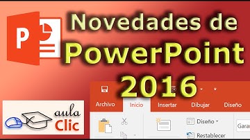 Novedades de  PowerPoint 2016