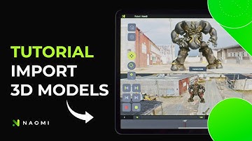 3D Animation on iPad - Tutorial: How to Import 3D Models into Naomi Animation App