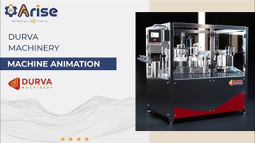 3D Industrial Animation of PFS filling and stoppering Machine