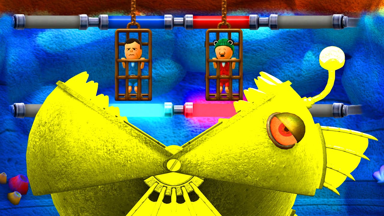 Wii Party U Minigames Dojo Domination BruceWayne Gameplay ( Master Difficulty )#games  #minhpartyu