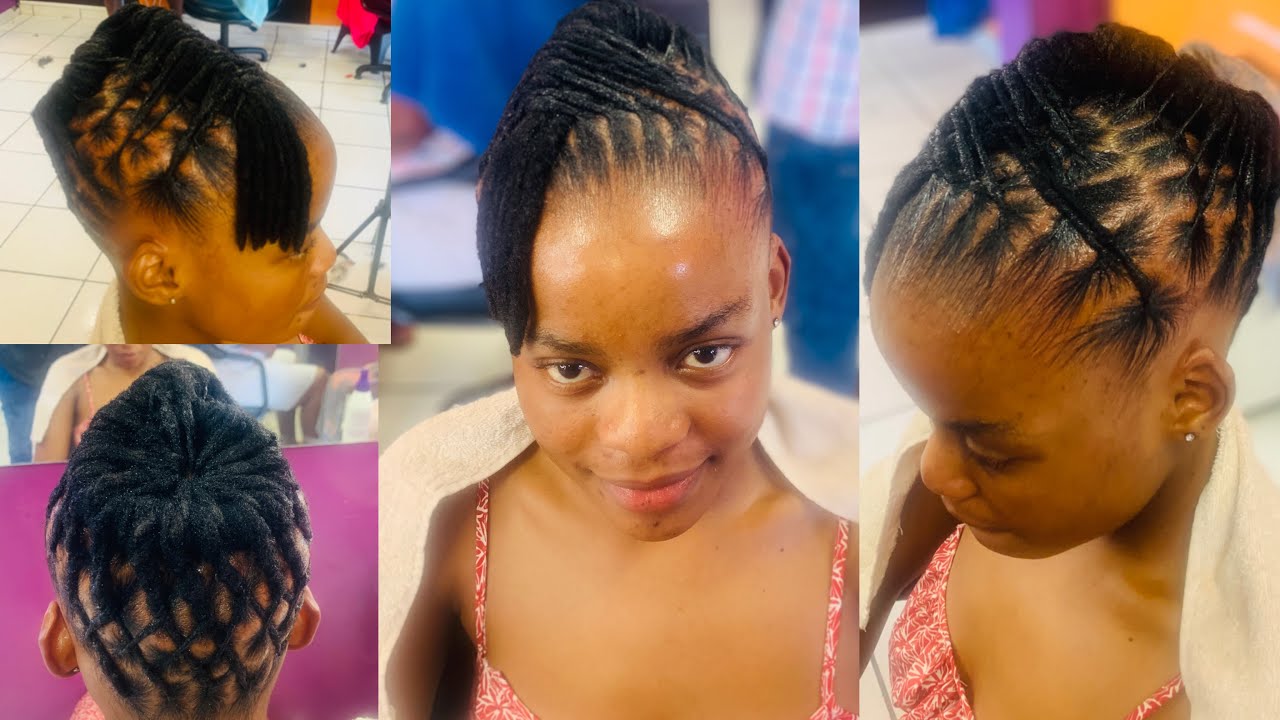 South Africa Dreadlocks style after and defore retwist - YouTube