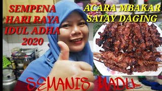 CARA MEMBUAT DAN MEMBAKAR SATE DAGING.