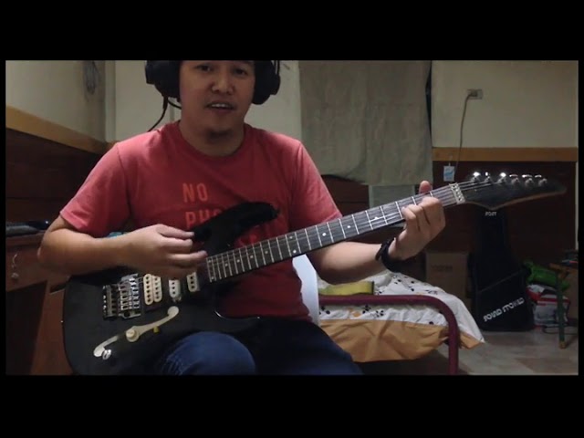 two steps behind guitar cover