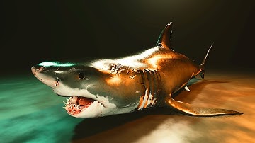 Great White Shark render test in EEVEE / first test with Blender 2.8