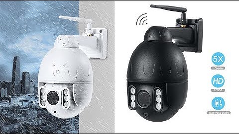 Demonstration of Wireless PTZ Camera Outdoor Preset Setup Wifi PTZ Configuration Preset