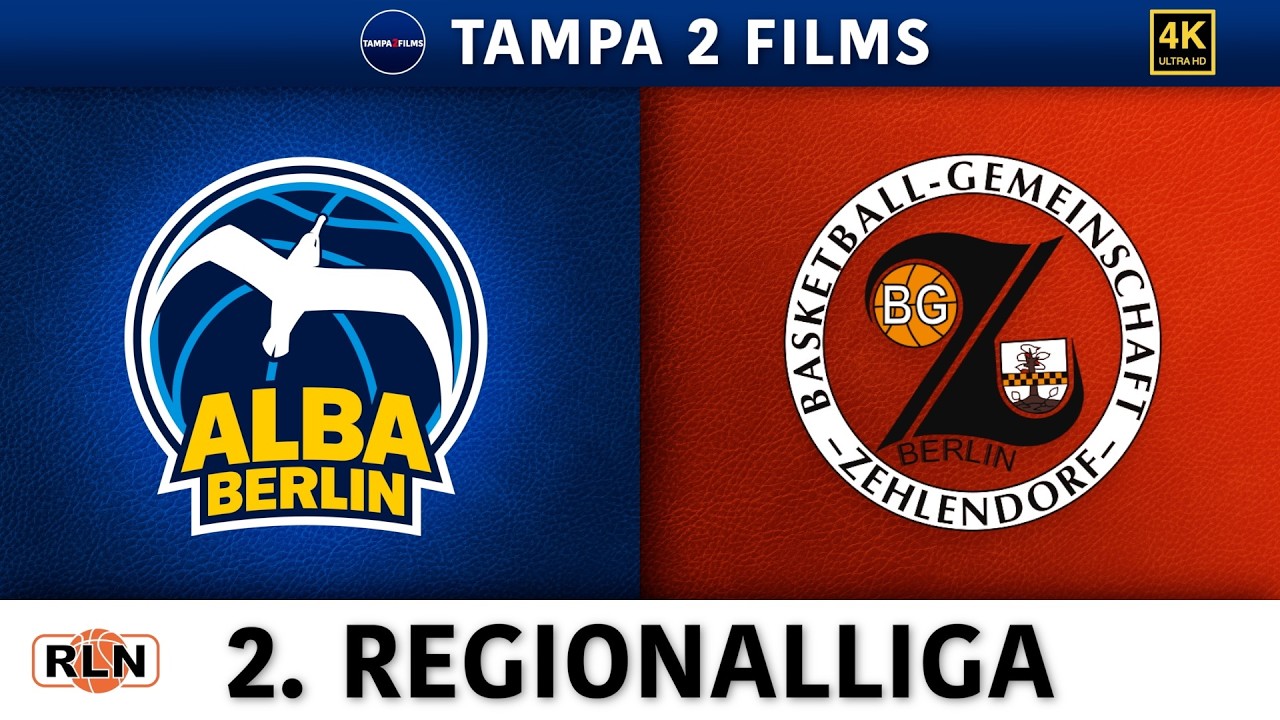 ALBA Berlin 2 vs. BG Zehlendorf | 2. Regionalliga Herren Ost | 22/02/26 | 4K UHD