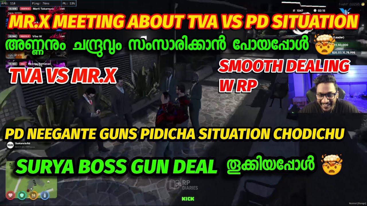 TVA & MR.X MEET ON PD SITUATION💥| എല്ലാം സംസാരിച്ചു DEAL ചെയ്തു 😱🔥| W RP🔥❤️
