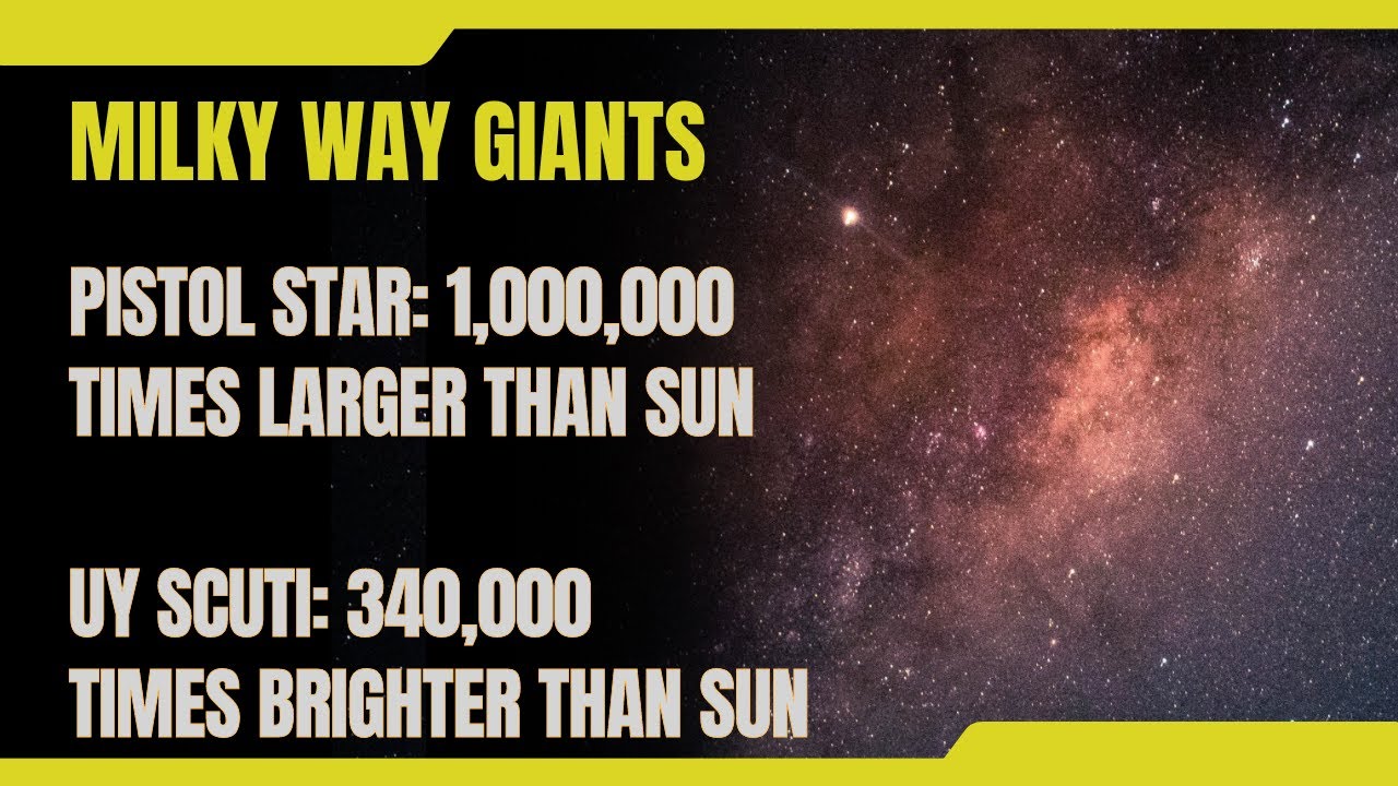 Stars 1,000,000 Times Larger And 340,000 Times Brighter Than Our Sun ...