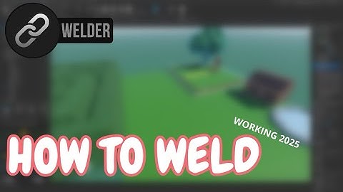 How to Weld in Roblox Studio UPDATED (WORKING 2025)