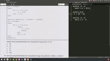 OSK Informatika 2019 - Pembahasan #35-36