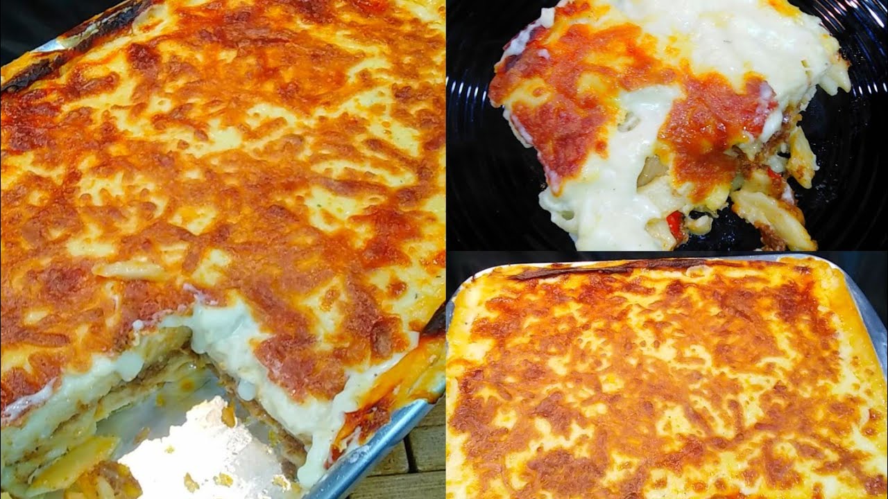 طريقة عمل المكرونه بالبشاميل على البارد مقادير مظبوطة جداً