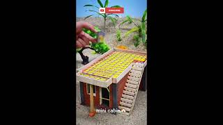 Mini Brick Toilet &amp; Bathroom with Septic Tank &amp; Full Water Supply | Mini Tractor Construction🏠