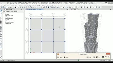 Seismic Resistant building design project assignment for skyfi lab online course