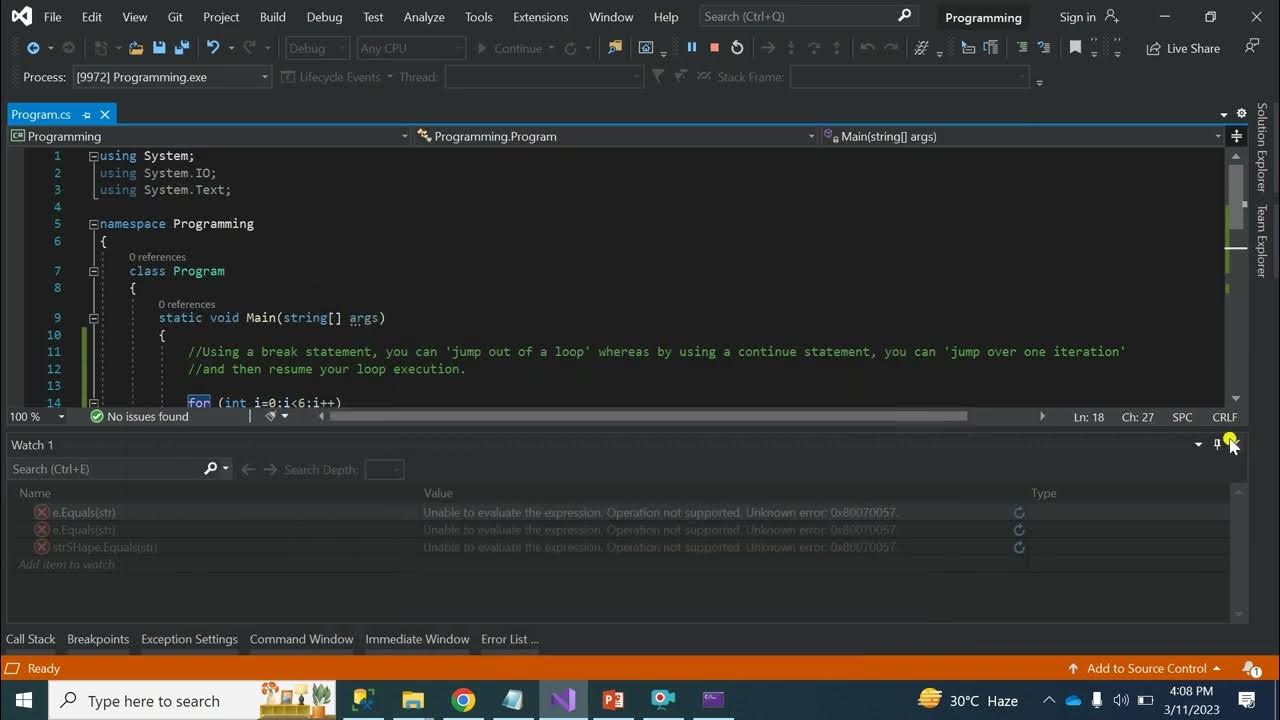 C break vs continue What is the difference between “continue” and
