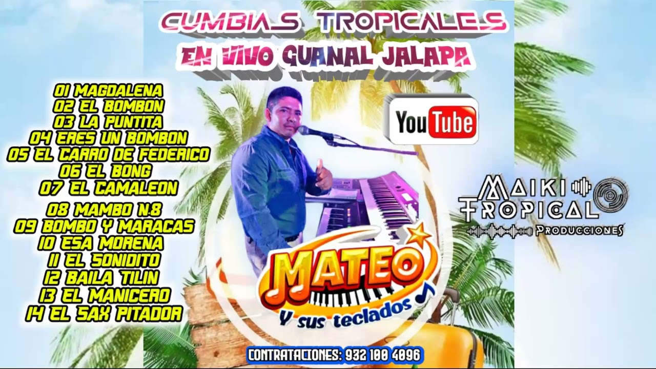 PLAYEO INTENSO CUMBIAS MIX 2025 MATEO Y SUS TECLADOS EN VIVO GUANAL JALAPA