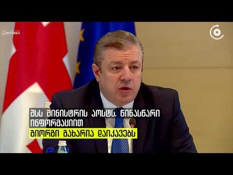 ვინ დატოვებს მინისტრთა კაბინეტს - მთავრობაში საკადრო ცვლილებებს ვიცე პრემიერი ადასტურებს