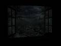 Rain Sounds Window in the Dark Night | Peaceful Ambience for Sleep, Stress Relief & Healing