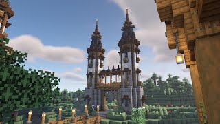 Fantasy Gate House - Minecraft Build Process