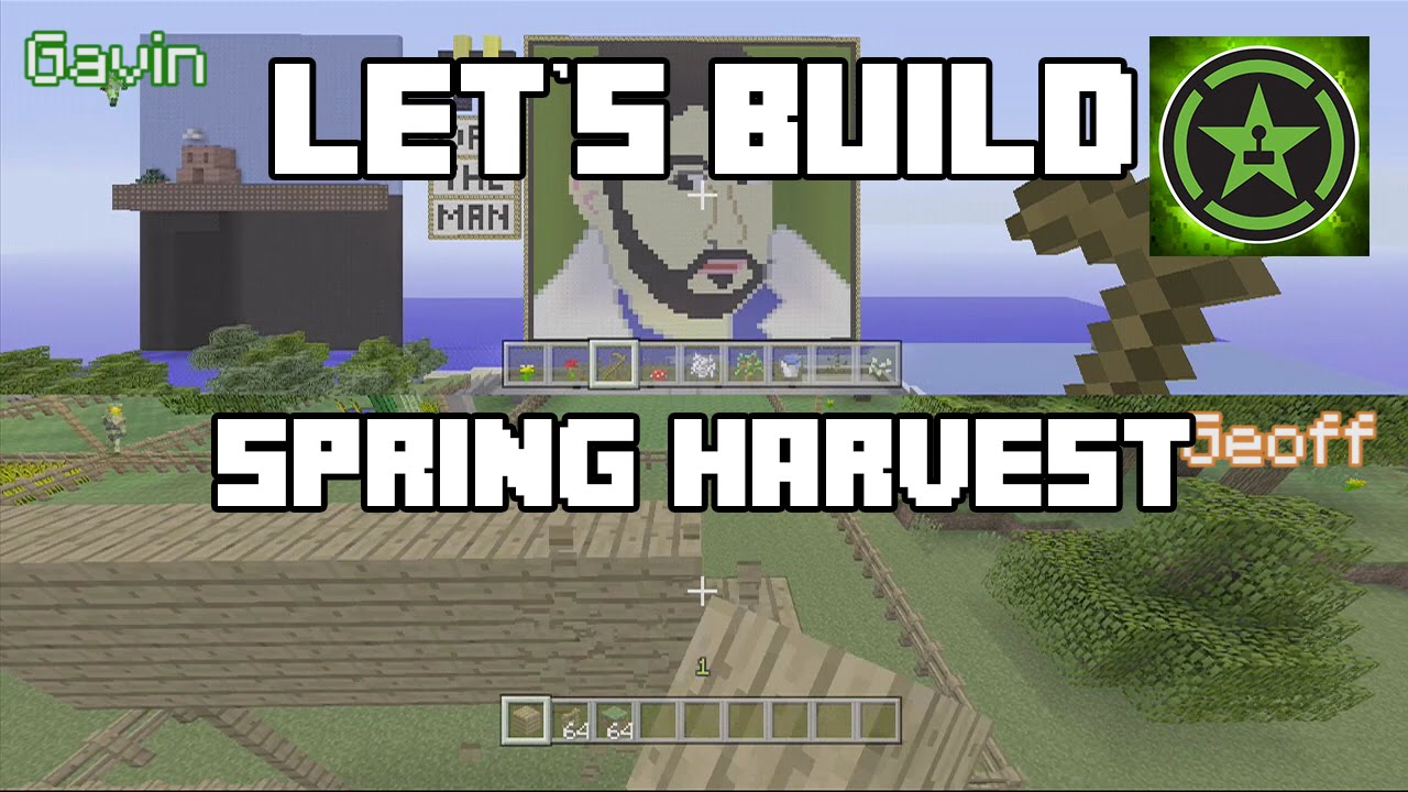 Let's Build in Minecraft Spring Harvest YouTube