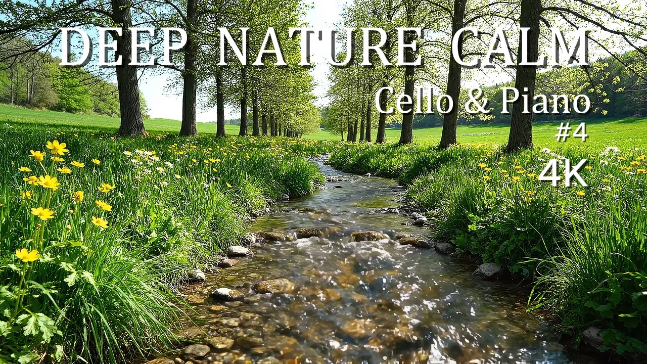 Deep Healing Cello & Soft Piano | Nature Calm 4K #4